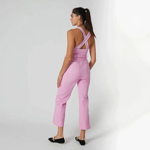 RACHEL ANTONOFF Clem Jumpsuit BonBon Pink 10 - Picture 3 of 7